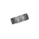 Om Spinner Silver Ring