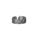 Om Spinner Silver Ring