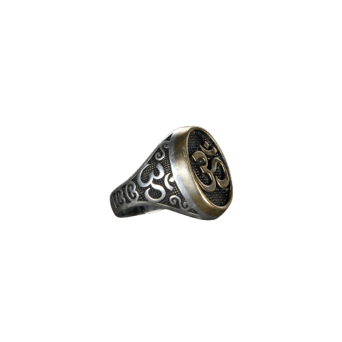 Om Silver Ring For Men