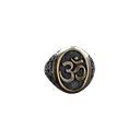Om Silver Ring For Men