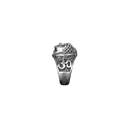 Lord Hanuman Embossed Sterling Silver Ring