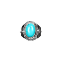 Oval Turquoise Silver Ring